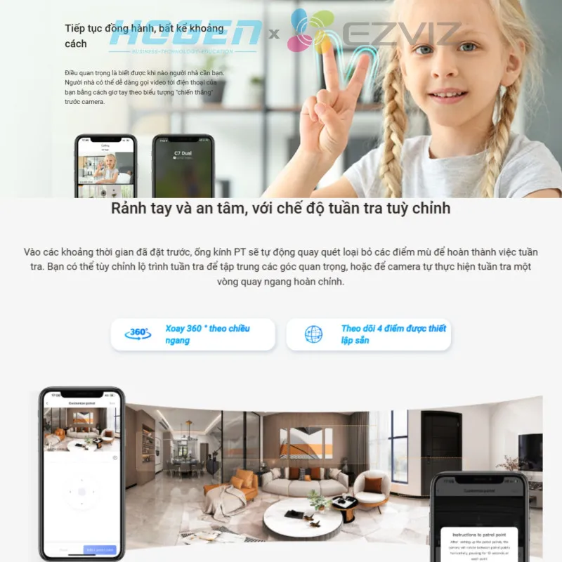 Camera Wifi EZVIZ C7 DUAL (8.0MP, 2K+)