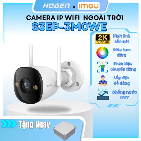 Camera Wifi ngoài trời Full Color iMOU IPC-S3EP-3M0WE (Bullet 3 3MP)